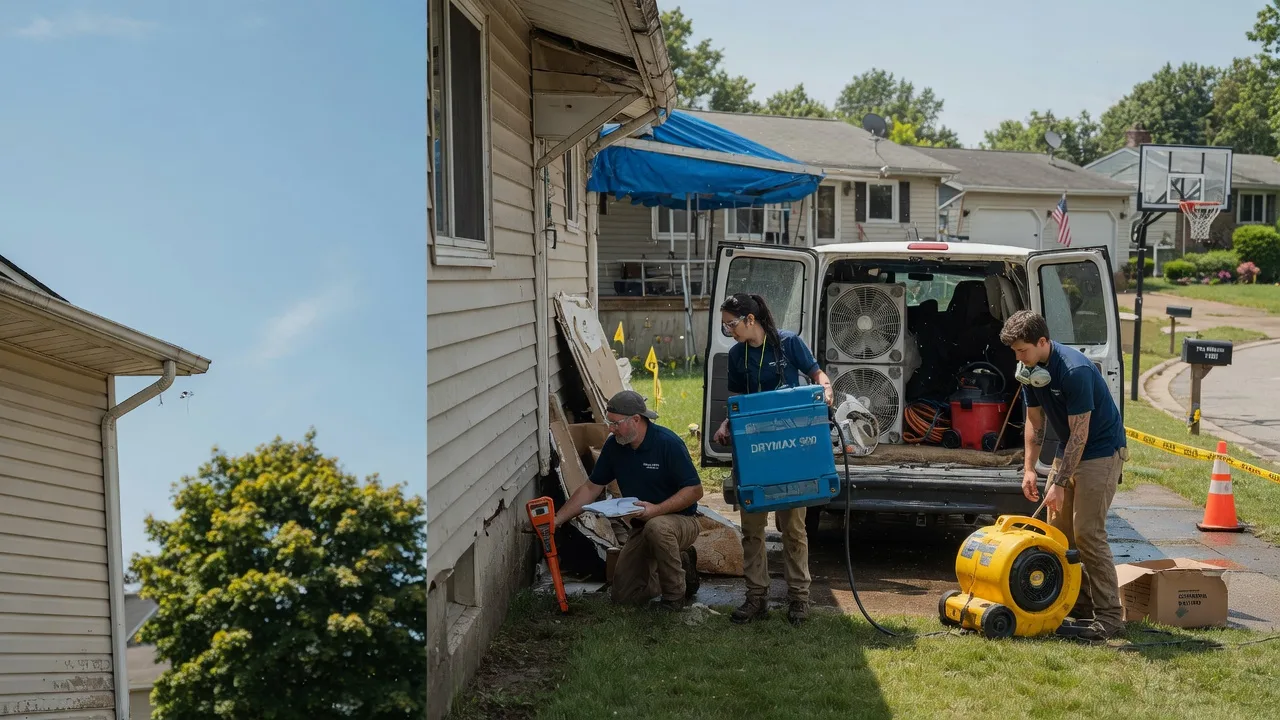 Ceiling Leak Cleanup in Marion, OH near me