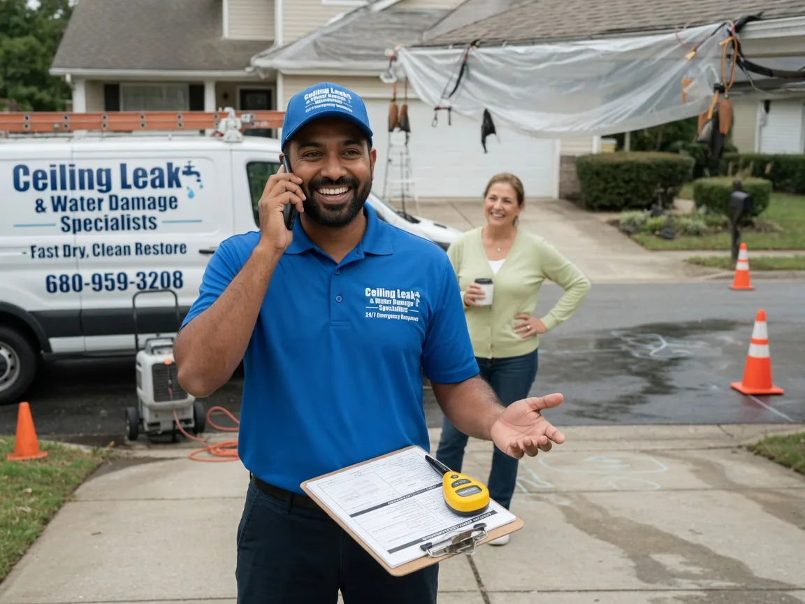 Ceiling Leak Cleanup Marion, OH FAQs